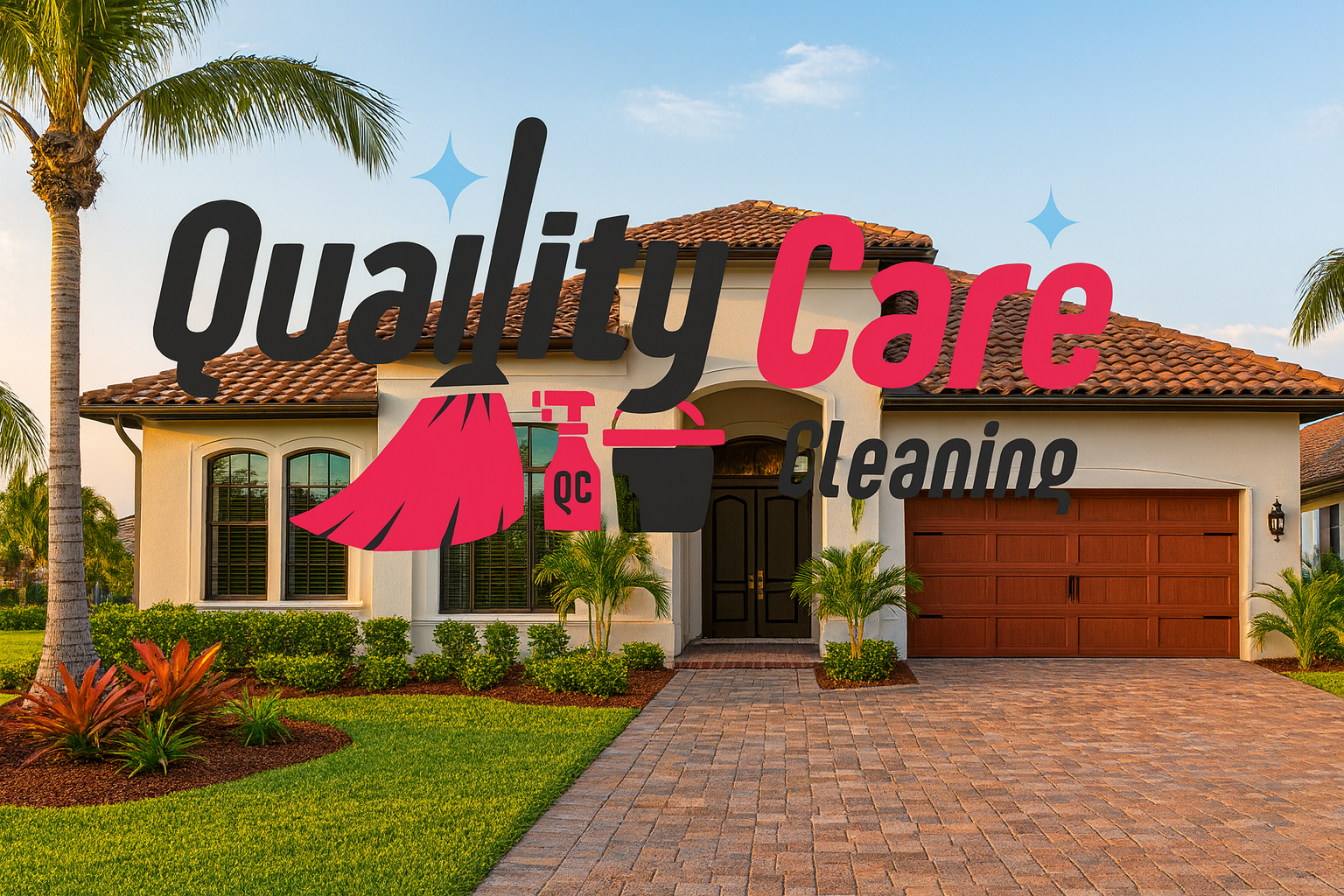 Quality Care team at a luxury home