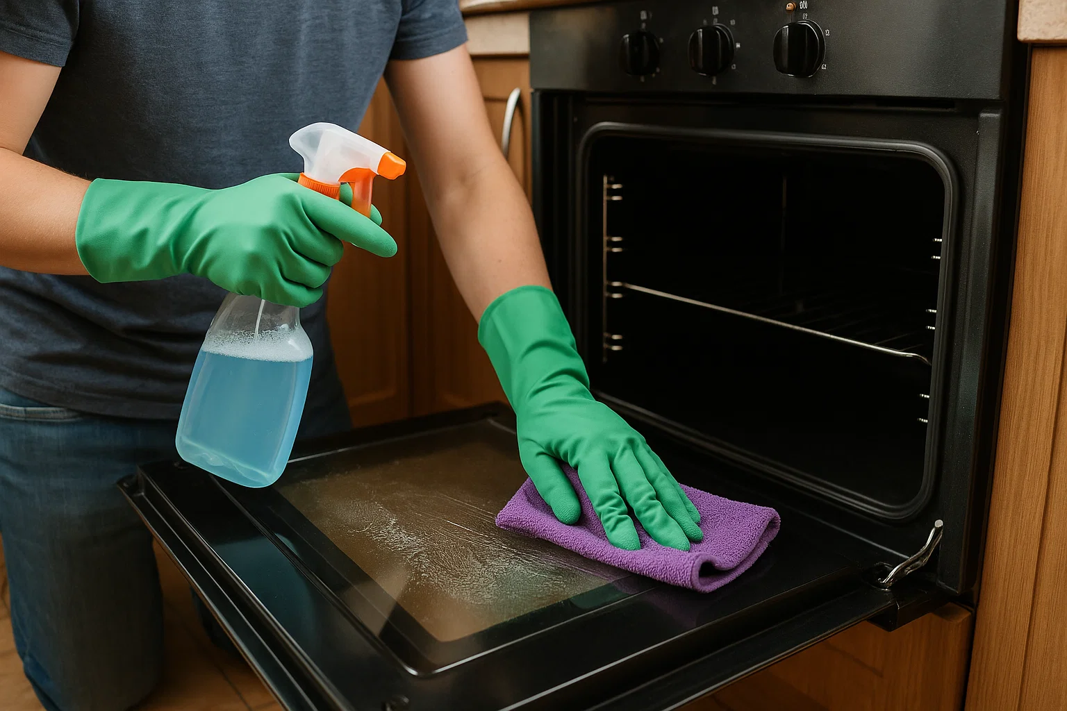 Final clean after construction with HEPA vacuuming and detail dusting